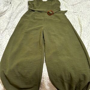 Forest green jumpsuit